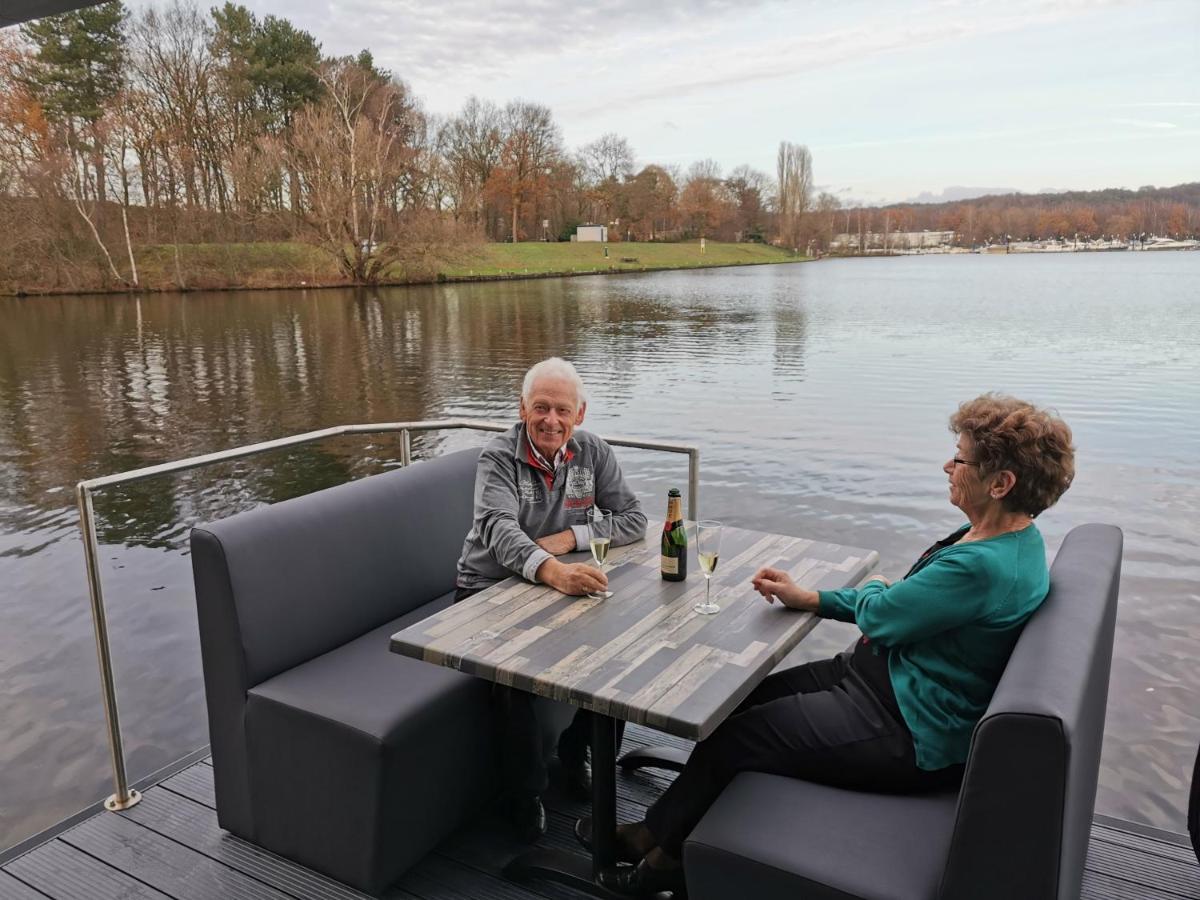 Houseboat Met Dakterras Mookerplas Middelaar Εξωτερικό φωτογραφία