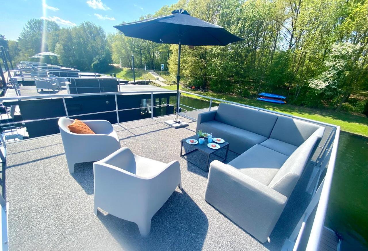 Houseboat Met Dakterras Mookerplas Middelaar Εξωτερικό φωτογραφία