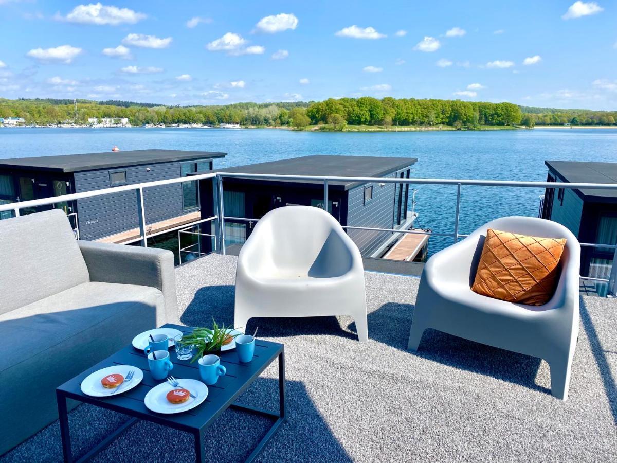 Houseboat Met Dakterras Mookerplas Middelaar Εξωτερικό φωτογραφία